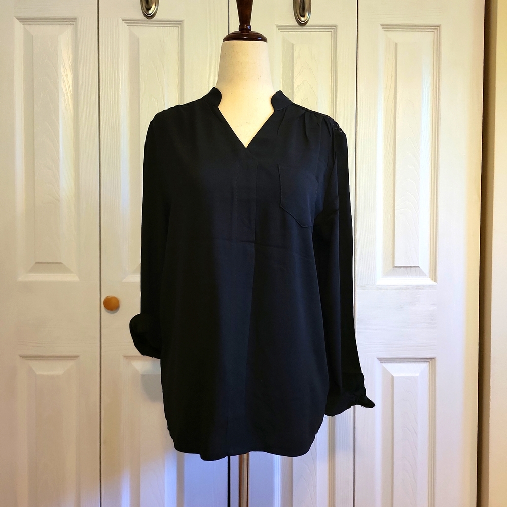 Black Lace Blouse